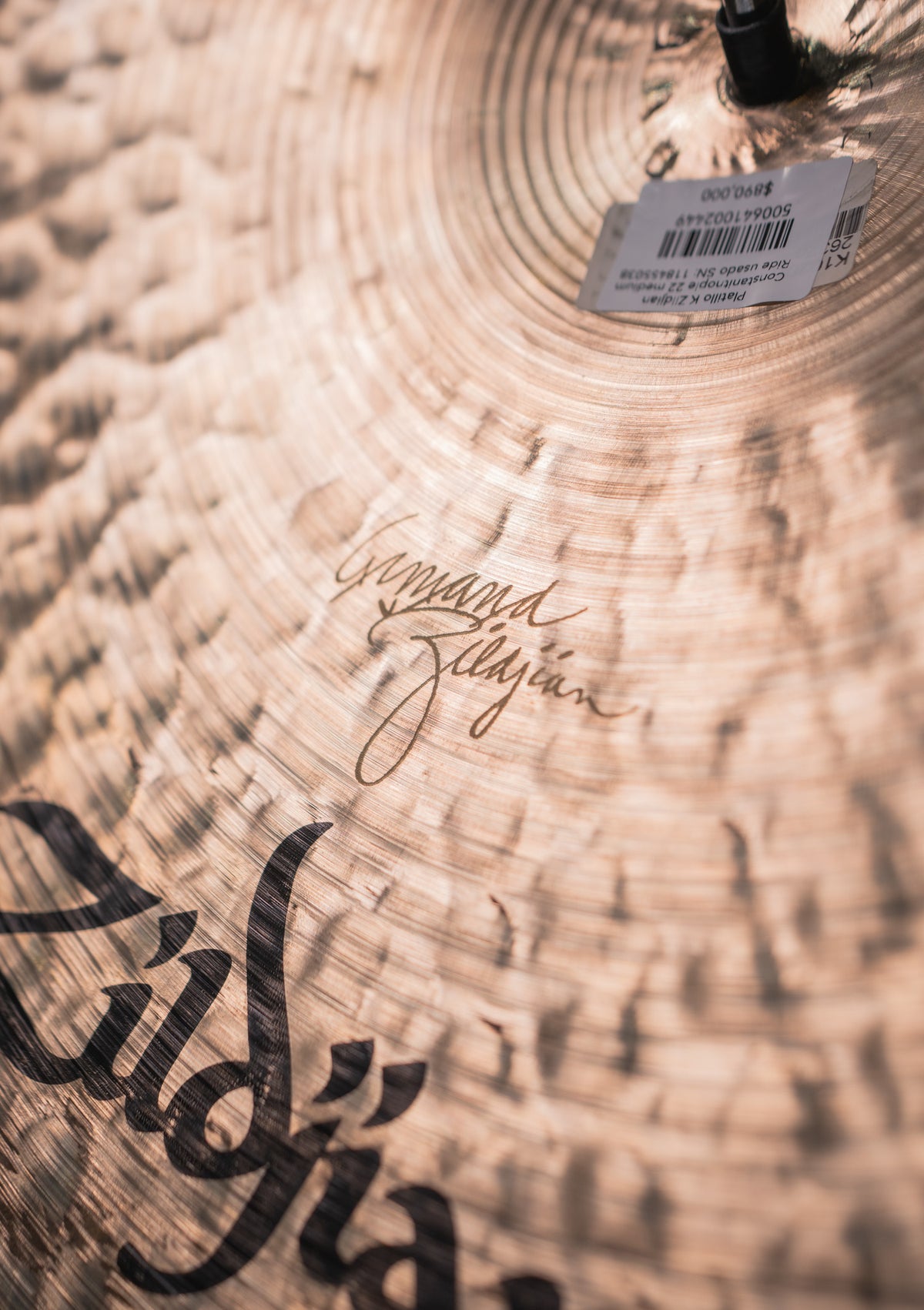 Platillo Zildjian K Constanitnople 22 medium Ride usado