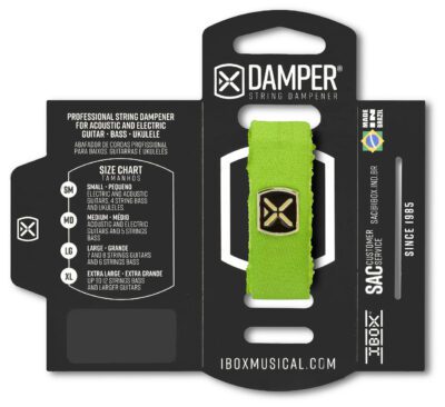 Damper Poliéster Logo Metálico Verde Dtmd24