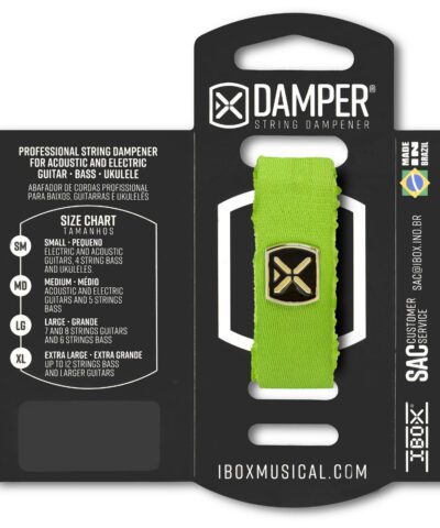 Damper Poliéster Logo Metálico Verde Dtmd24