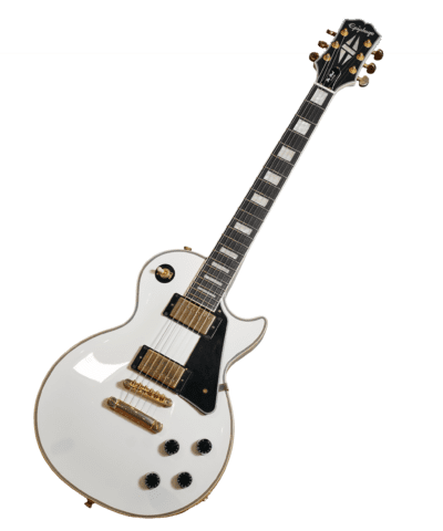 epiphone LES PAUL Custom alpine WHITE año 2021 - incluye gigbag