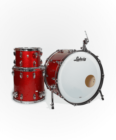 Batería Ludwig classic Maple Red Sparkle usada con upgrade 13 - 16 - 24