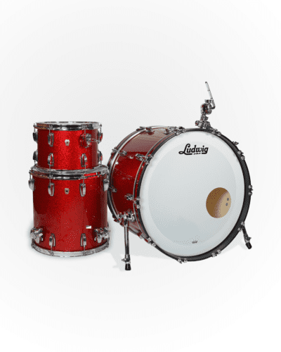 Batería Ludwig classic Maple Red Sparkle usada con upgrade 13 - 16 - 24