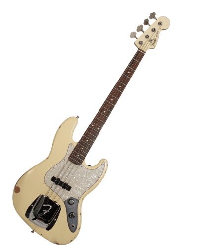 Fender 60th Anniversary Road Worn® Jazz Bass® Año 2021 Olympic White