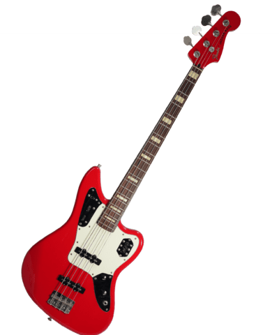 Fender Jaguar Bass 2006 Hot Rod Red Stand By Sn S015793 Bajo