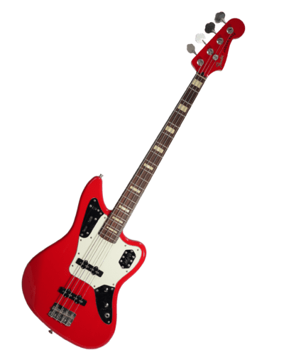 Fender Jaguar Bass 2006 Hot Rod Red Stand By Sn S015793 Bajo