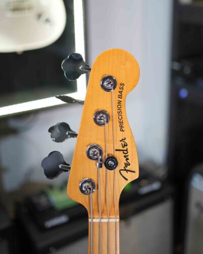 Fender American Ultra Precision Bass Arctic Pearl Usado Año 2020 Incluye Case Sn Us19104163 3