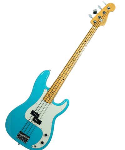 Portada Fender American Professional Ii Precision Bass Miami Blue Usado Año 2021 Sn Us210074690