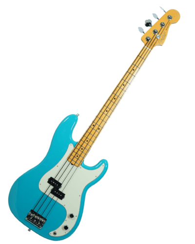 Portada Fender American Professional Ii Precision Bass Miami Blue Usado Año 2021 Sn Us210074690