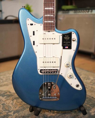 C 68 0000s 0004 Fender American Vintage Ii 1966 Jazzmaster Lake Placid Blue Año 2024 Semi Nueva Sn V2445702 5